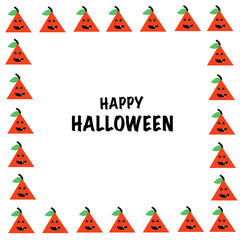 Fototapeta premium Szczęśliwy wektor kartkę z życzeniami Halloween