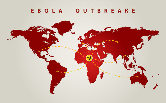 Ebola World Outbreak Graphic Propagation