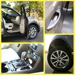 Modern car collage