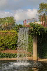 Man made waterfall