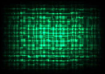 Abstract shiny technology lines and light dark green color backg