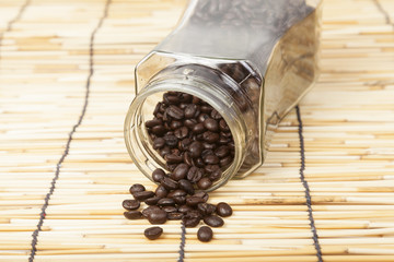 Bottle coffee beans