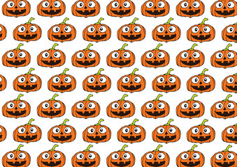 Obraz premium Halloween Pumpkin Background