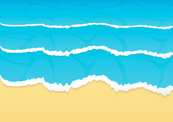 Summer sea beach background