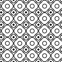 Black and white geometric Pattern