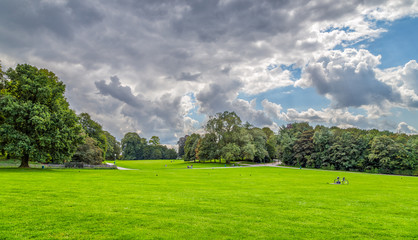 Day in the Laeken Park, Brussels, Belgium
