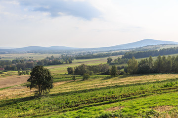 Fototapeta na wymiar Widok na Łysicę od strony Św. Katarzyny,Góry Świętokrzyskie