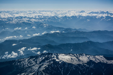 Himalaya from top view