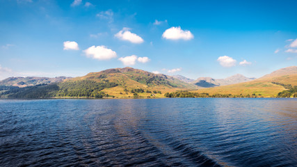 Stunning landscape, Loch Katrina, Scottish Highlands, UK