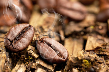 Aromatische kaffe bohnen 