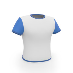 3d illustration. Men's Sport T-shirt