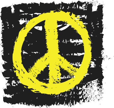 doodle peace sign