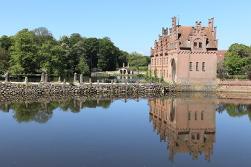 Obraz premium rural landscape at Egeskov, Denmark