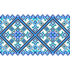 Embroidery. Ukrainian national ornament