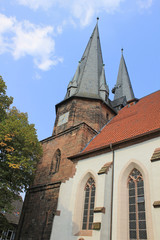 Fototapeta na wymiar Alfeld (Leine): Stadtkirche St. Nikolai (Niedersachsen)