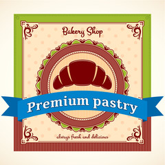 Bakery Shop Vector Label
