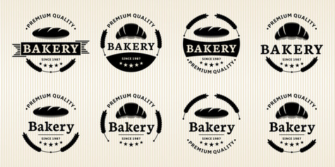 Vector Bakery Labels