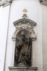 Fototapeta na wymiar Sculpture of saint