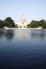 Capitol Building Washington DC USA with Pond