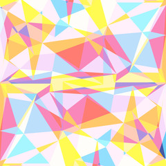 Polygon colorful background.