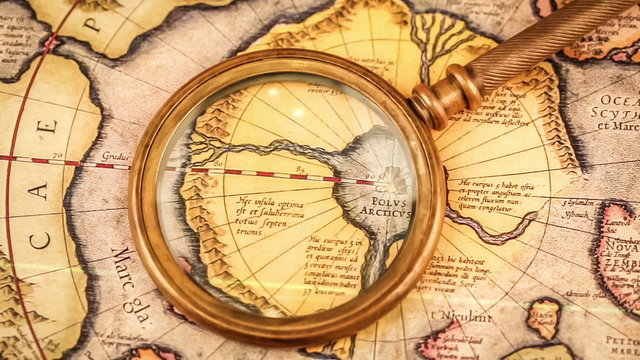 Ancient map of the North Pole (also Hyperborea)
