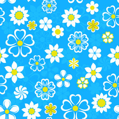 Fototapeta na wymiar floral background or pattern seamless
