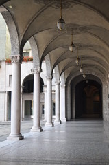 Fototapeta na wymiar Bergamo architecture
