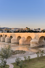 Roman bridge in Cordoba, Andalusia, southern Spain.