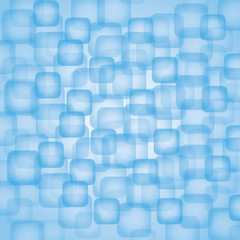 Blue Squares - Abstract Background