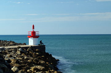 Petit phare sur La Cotinière - Île d'Oléron