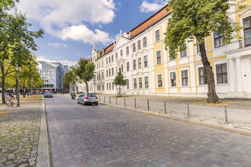 Landtag am Domplatz in Magdeburg