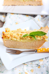 Pumpkin cheesecake
