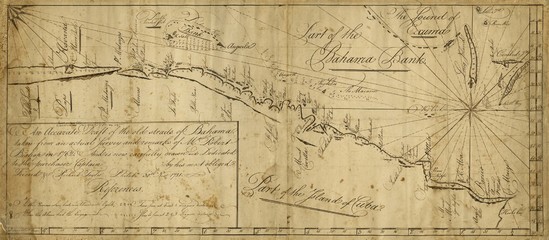 Old naval map