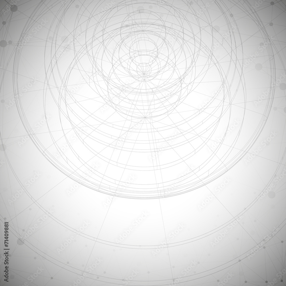 Poster conceptual vector design template. abstract background vector