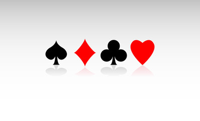simboli, semi, poker, carta