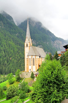 Church of Heiligenblut near the Grossglockner High Alpine Road