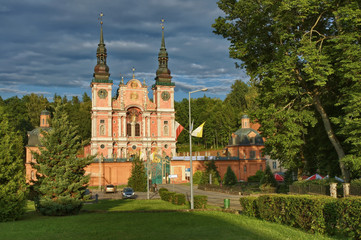 Fototapeta na wymiar Marian Sanctuary in Swieta Lipka