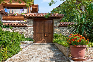 Old House Backyard in Sozopol
