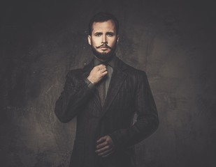 Handsome well-dressed man in jacket