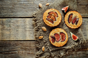 tartlets with Fig and almond cream (Frangipane)