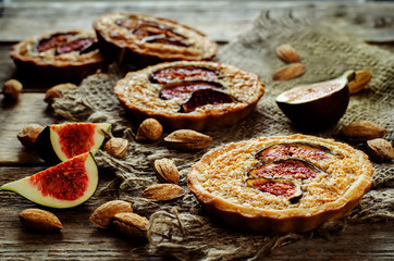 tartlets with Fig and almond cream (Frangipane)