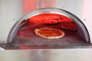 traditional oven for cooking and baking pizza