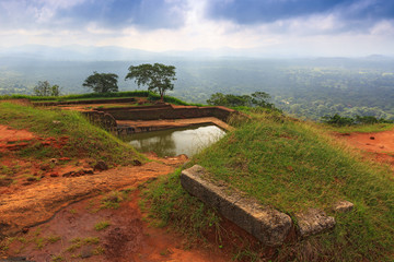 Lake on Sigirya Castle