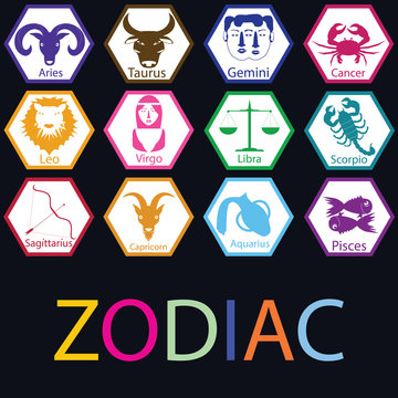 Colorful zodiac in the Polygon.