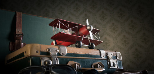 Adventurer packing for a long trip