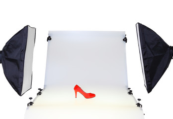 Fototisch im Fotostudio