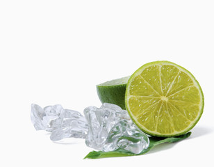Lime and ice.