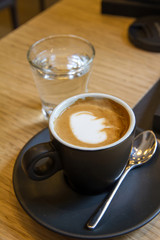 Italian espresso macchiato