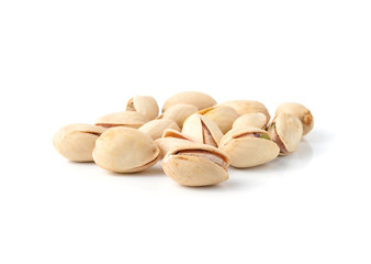 pistachios nuts isolated on white
