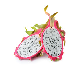 Dragon Fruit on white background